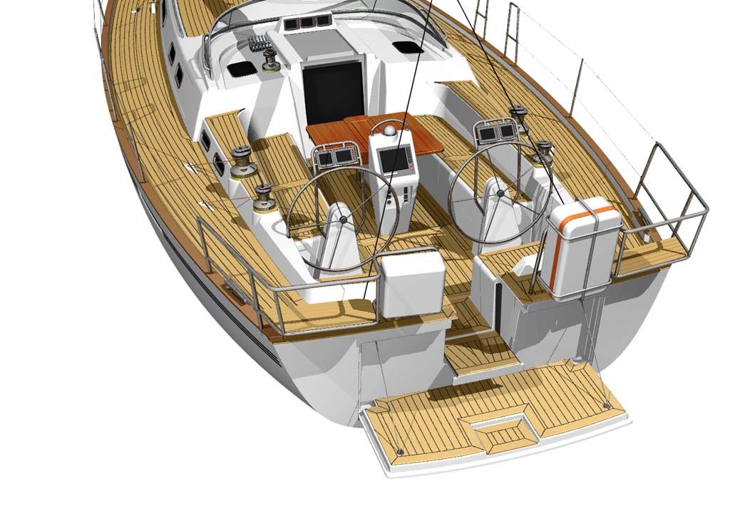 Xc 45 3D Exterior RGB 33 - World Premier in Royal Style © X-Yachts . http://www.x-yachts.com